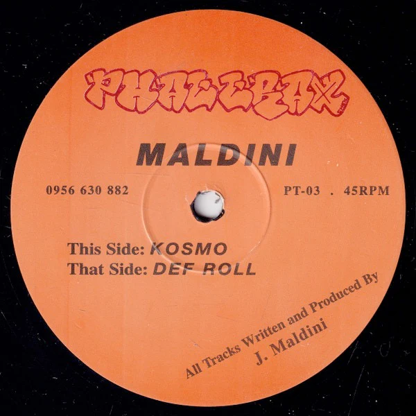 MALDINI, Kosmo / Def Roll (Phat Trax; PT-03, UK 1996, Plain Sleeve) 12" /VG
