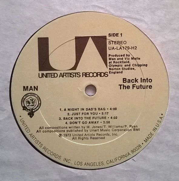 MAN, Back Into The Future (United Artists Records; UA-LA179-H2, US 1973, Gatefold), SALE - Up to 50% Off the Original Price 2xLP VG/G+ - Image 3