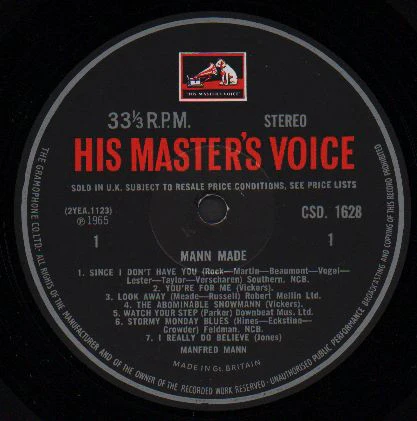 MANFRED MANN, Mann Made (His Master's Voice; CSD 1628, UK 1965, Stereo), SALE - Up to 50% Off the Original Price LP VG/VG - Image 3