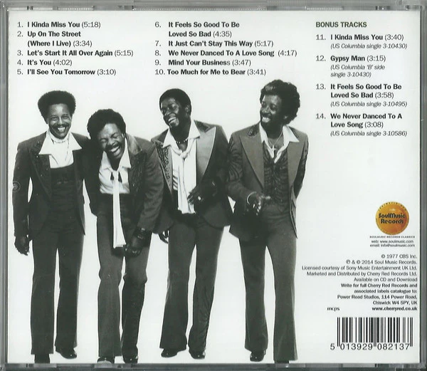 MANHATTANS, It Feels So Good (SoulMusic Records; SMCR 5121, UK 2014 Reissue, Expanded Edition) CD EX/EX - Image 2