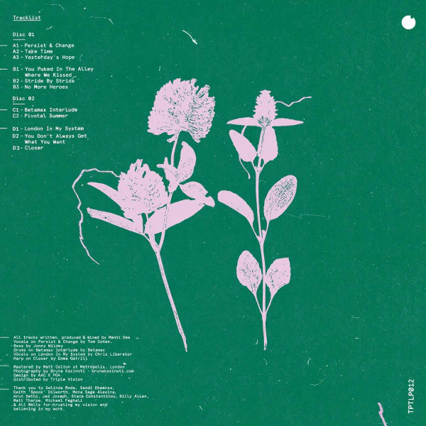 MANNI DEE, A Low Level Love (Perc Trax; TPTLP012, UK 2021), SALE - Up to 50% Off the Original Price 2xLP VG+/VG+ - Image 2