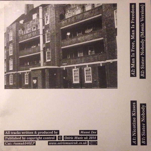 MANNI DEE, Dreams, Fears & Idols (Osiris Music UK; osmuk040EP, UK 2014, Picture Sleeve), SALE - Up to 50% Off the Original Price  12" VG+/VG+ - Image 2