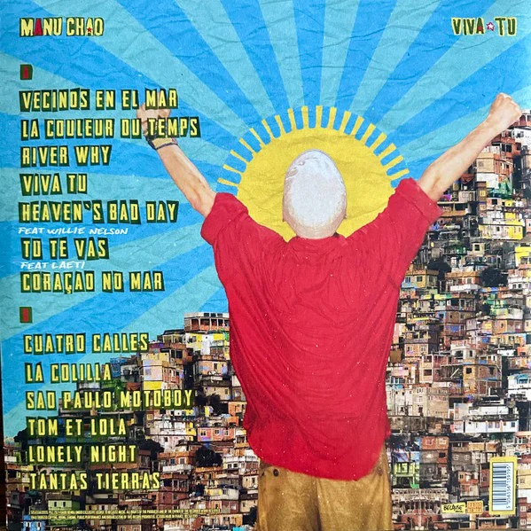 MANU CHAO, Viva Tu (Because Music; BEC5613919, France 2024, Gatefold, Insert, Transparent Blue Vinyl) LP EX/VG+ - Image 2