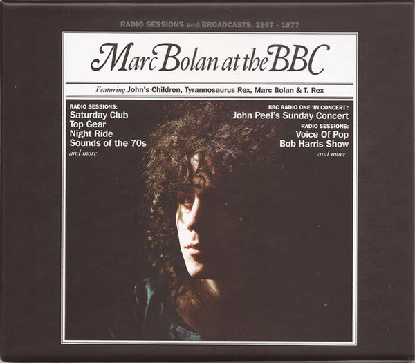 MARC BOLAN FEATURING JOHN'S CHILDREN, TYRANNOSAURUS REX, MARC BOLAN & T. REX, Marc Bolan At The BBC (Radio Sessions And Broadcasts 1967 -1977) (Universal Music Catalogue; 534 309-2, UK 2013, 6xCD VG+/VG