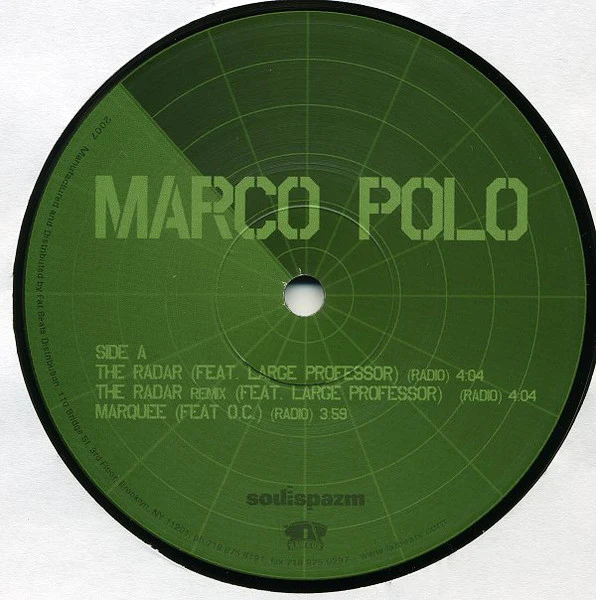 MARCO POLO, The Radar (Soulspazm Records; SS020, US 2007) LP EX/EX - Image 3