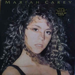 MARIAH CAREY, Mariah Carey (Columbia; 466815 1, UK 1990, Inner) LP G+/G+