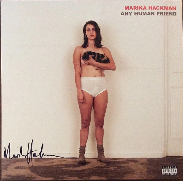 MARIKA HACKMAN, Any Human Friend (AMF Records; AMFLP0013, Europe 2019, Insert, Pink Marbled Vinyl) LP EX/EX