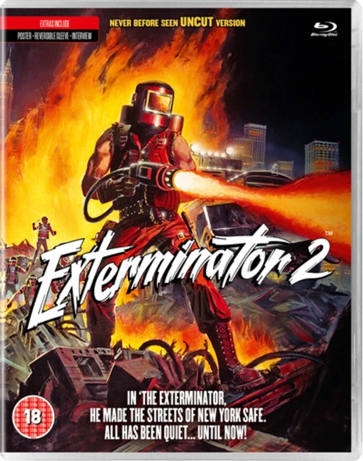 MARK BUNTZMAN, Exterminator 2 (101 Films; 101FILMS22BR, UK , Poster) Blu-Ray VG+/VG+