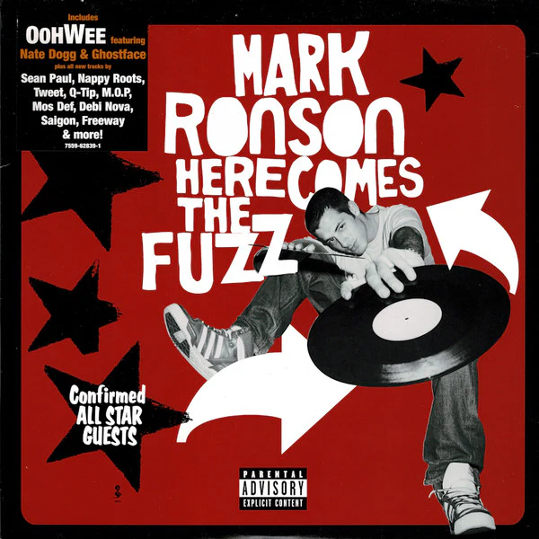 MARK RONSON, Here Comes The Fuzz (Elektra; 7559-62839-1, Germany 2003, Inner) LP VG/VG