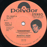MARTHA HIGH / VICKI ANDERSON, Summertime / Message From The Soul Sisters (Polydor; PD 14669, US 2010 Reissue), SALE - Up to 50% Off the Original Price  7" /VG+