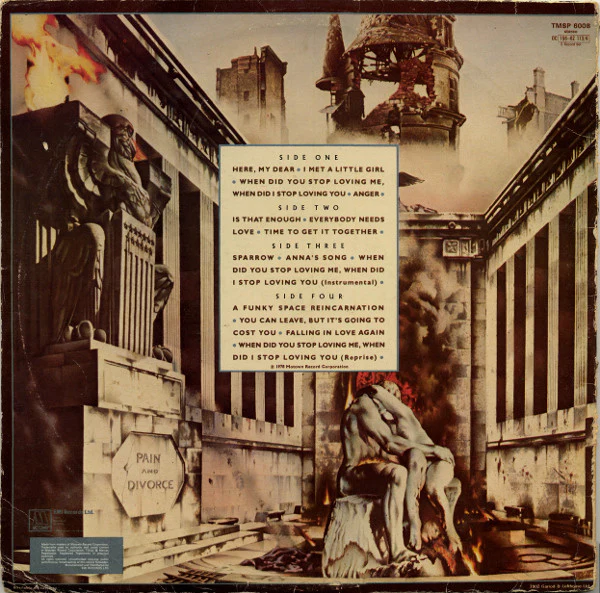 MARVIN GAYE, Here, My Dear (Motown; TMSP6008, UK 1979, Gatefold) 2xLP VG/VG+ - Image 2