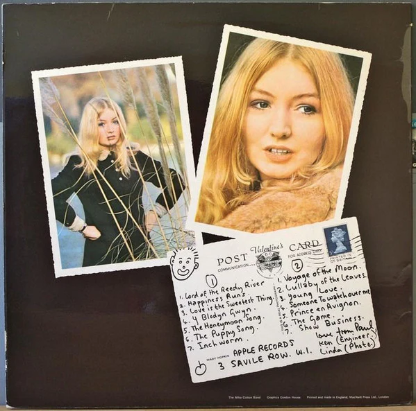 MARY HOPKIN, Post Card (Apple; SAPCOR5, UK 1969, Stereo) LP VG/VG+ - Image 2