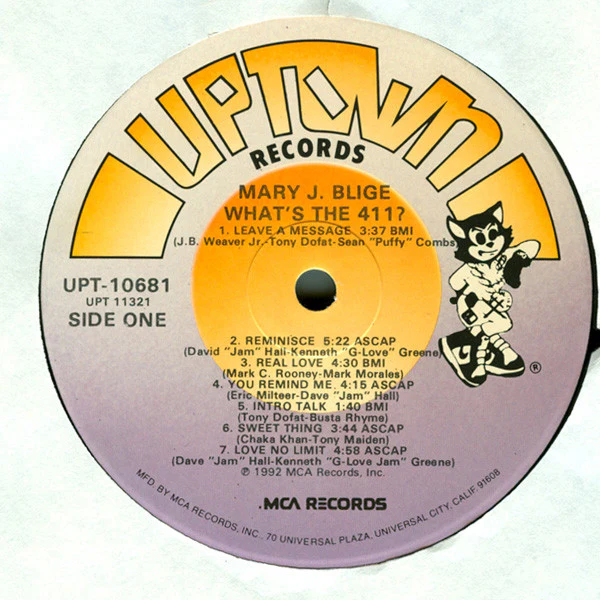 MARY J. BLIGE, What's The 411? (Uptown; UPT 10681, US 1992) LP VG/G+ - Image 3