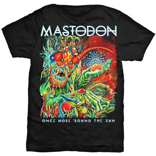 MASTODON, Once More Round The Sun T-Shirt XL (Gildan Soft Style; , 2014) Accessories VG+/VG+
