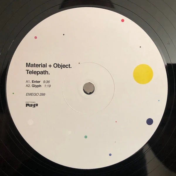 MATERIAL + OBJECT, Telepath (Editions Mego; EMEGO 299, Austria 2023) 2xLP VG+/VG+ - Image 3