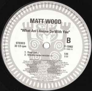 MATT WOOD, What Am I Gonna Do With You (TRIBAL America; Y-13902, US 1993, Stickered Company Sleeve) 12" VG/VG - Image 3