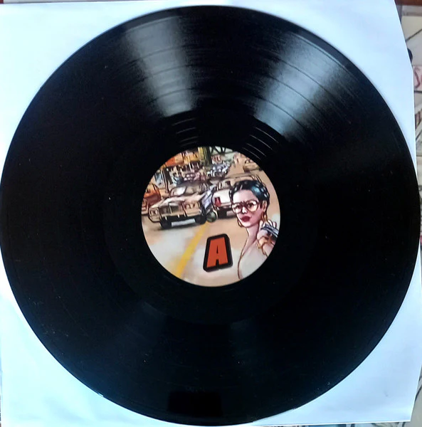 MAYLAY SPARKS CO-STARRING CHUKK RUKKUZ, Hood Thrill Hunters (Hip-Hop Enterprise; HHE004, Belgium 2018) 12" EX/EX - Image 3