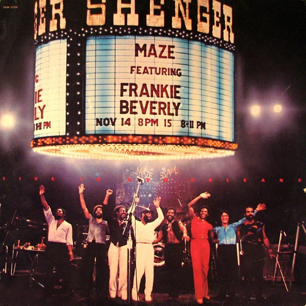 MAZE FEATURING FRANKIE BEVERLY, Live In New Orleans (EMI France; 8375202, France 1996) 2xCD VG/VG+