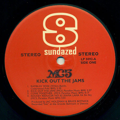 MC5, Kick Out the Jams (Sundazed Red Label; LP5092, US 2001 Reissue, Gatefold) LP VG+/VG+ - Image 3