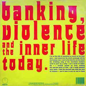 MCCARTHY, Banking, Violence And The Inner Life Today (Midnight Music ; CHIME 01.05 D, UK 1990, Inner) LP VG+/VG+ - Image 2