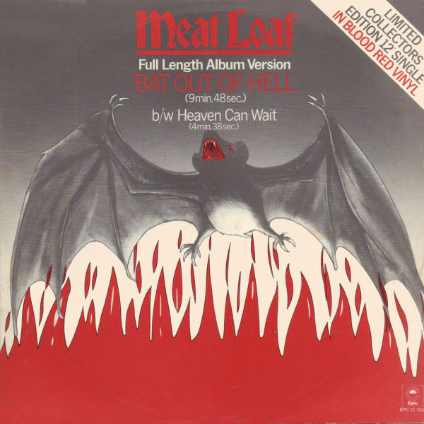 MEAT LOAF, Bat Out Of Hell (Epic; S EPC 12-7018, UK 1979 Reissue, Red Vinyl), SALE - Up to 50% Off the Original Price 12" VG/VG+