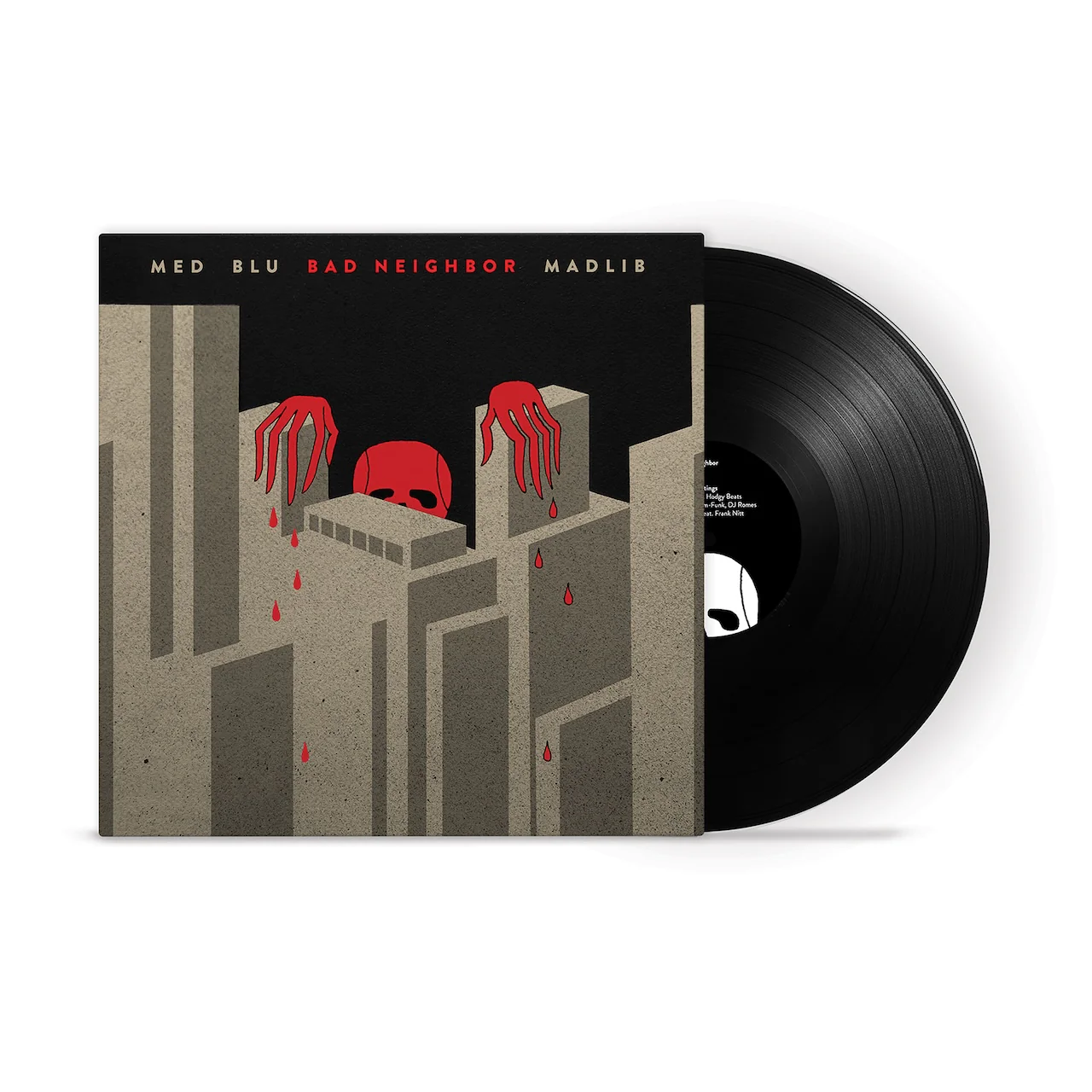 MED, BLU & MADLIB, Bad Neighbor (10-Year Edition) (Bang Ya Head; BYH012-10Y, Europe 2026 Reissue, Newly mixed and mastered with two bonus tracks. ) 2xLP NEW/NEW - Image 2