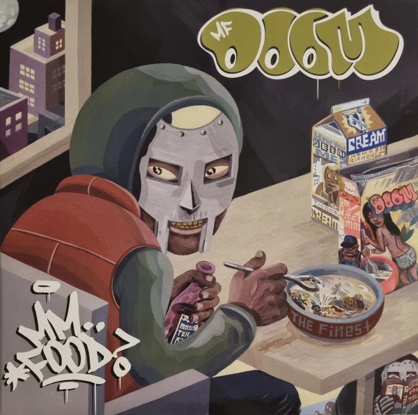 MF DOOM, MM..Food (Rhymesayers Entertainment; RSE0084-1, US 2020 Reissue, Glossy Gatefold Sleeve, Green Vinyl, Pink Vinyl) 2xLP VG+/VG+
