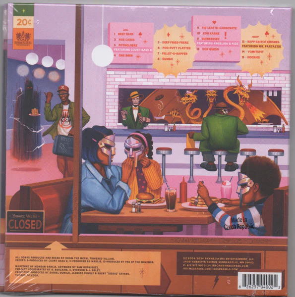 MF DOOM, MM...Food (20 Year Anniversary) (Rhymesayers Entertainment; RSE400CD, Europe 2024 Reissue, Gatefold Card Sleeve, Inner) CD NEW/NEW - Image 2