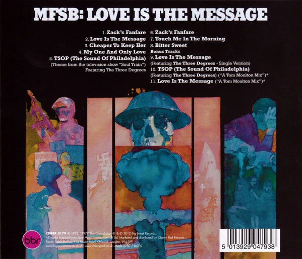 MFSB, Love Is The Message (Big Break Records; CDBBR 0179, Europe 2012 Reissue, Super Jewel case) CD VG+/VG+ - Image 2