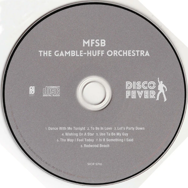 MFSB, MFSB, The Gamble - Huff Orchestra (Philadelphia International Records; SICP-5716, Japan 2018, Jewel Case, Sticker, With Obi) CD VG+/VG+ - Image 3