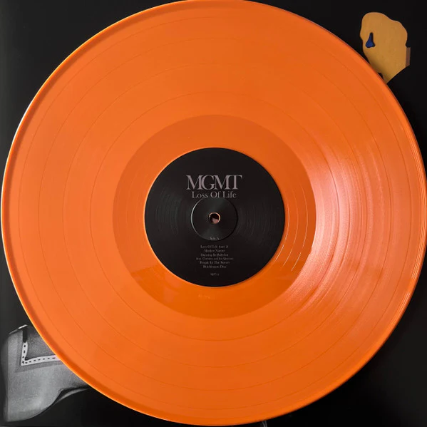 MGMT, Loss of Life (Mom + Pop; MP731, UK, Europe & US 2024, Gatefold, Inner, Orange Vinyl), SALE - Up to 50% Off the Original Price  LP NEW/NEW - Image 3
