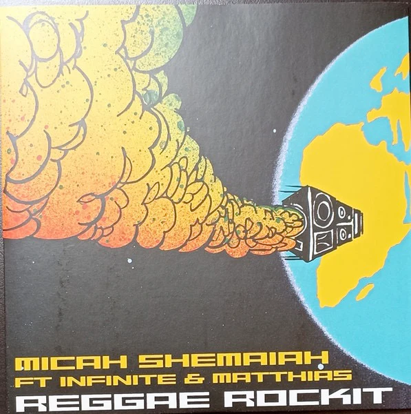 MICAH SHEMAIAH FT. INFINITE & MATTHIAS, Reggae Rockit (Corner Stone Music; CSM-004, Japan 2014, Picture Sleeve, Limited Edition of 500), SALE - Up to 50% Off the Original Price 7" EX/VG+ - Image 2