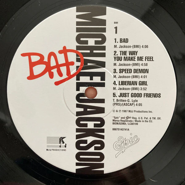 MICHAEL JACKSON, Bad (Epic; 88875143741, Europe 2022 Reissue, Gatefold, Inner) LP NEW/NEW - Image 3