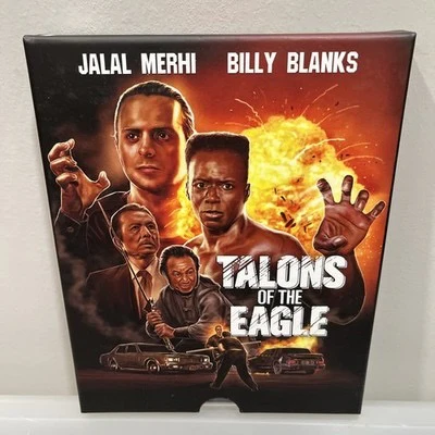 MICHAEL KENNEDY, JALAL MERHI, Talons of The Eagle (Vinegar Syndrome; VSA22, US , Slipcase, Poster, All Regions) Blu-Ray VG+/VG+