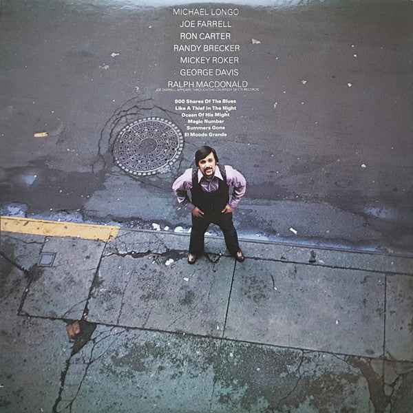 MICHAEL LONGO, 900 Shares of the Blues (Groove Merchant; GM3304, US 1975, Laminated Gatefold Sleeve) LP G+/G+ - Image 2