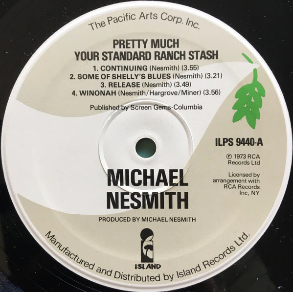 MICHAEL NESMITH, Pretty Much Your Standard Ranch Stash (Pacific Arts; ILPS 9440, UK 1977 Reissue, Gatefold) LP VG/VG - Image 3