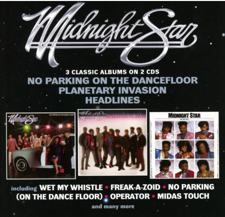 MIDNIGHT STAR, No Parking On The Dancefloor / Planetary Invasion / Headlines (Robinsongs; ROBIN31CDD, UK 2018, Jewel Case) 2xCD VG+/VG+