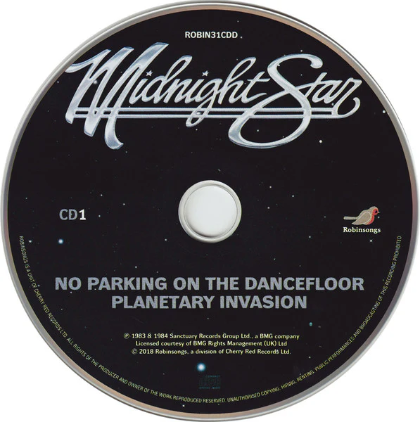 MIDNIGHT STAR, No Parking On The Dancefloor / Planetary Invasion / Headlines (Robinsongs; ROBIN31CDD, UK 2018, Jewel Case) 2xCD VG+/VG+ - Image 3