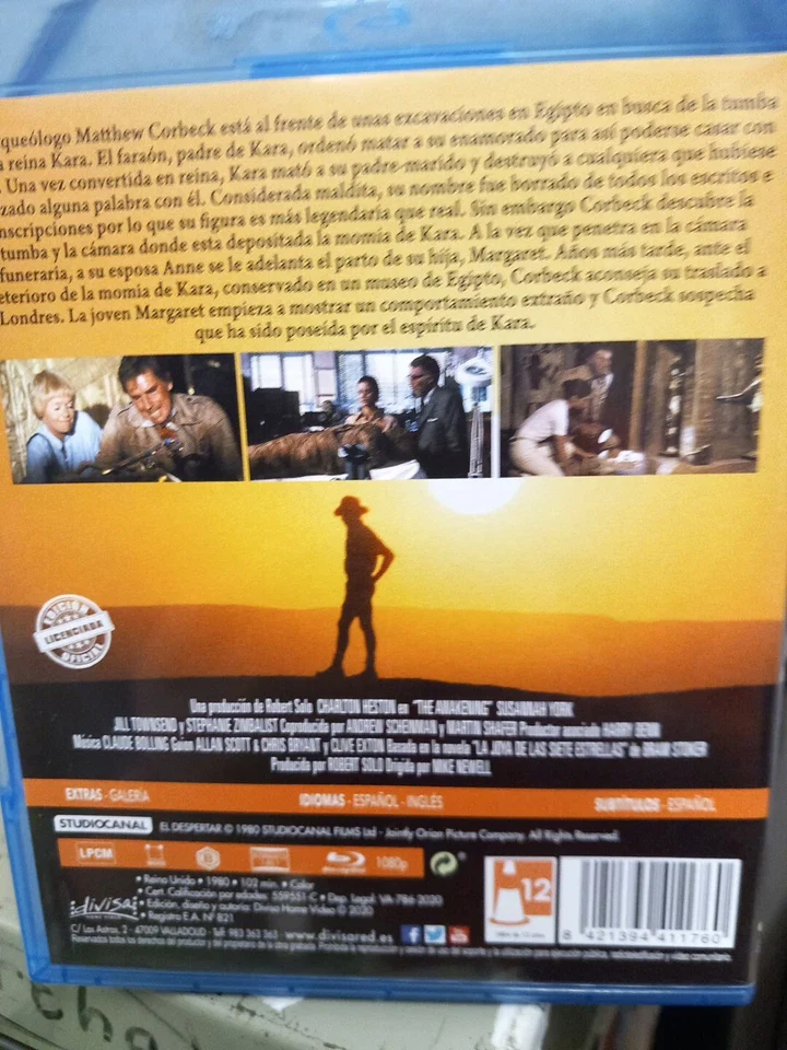 MIKE NEWELL, El Despertar (Studiocanal; , Europe 2020) Blu-Ray VG+/VG+ - Image 2