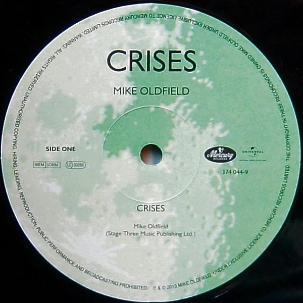 MIKE OLDFIELD, Crises (Mercury; 374 044-9, UK & Europe 2013, Remastered, 180g) LP NEW/NEW - Image 3