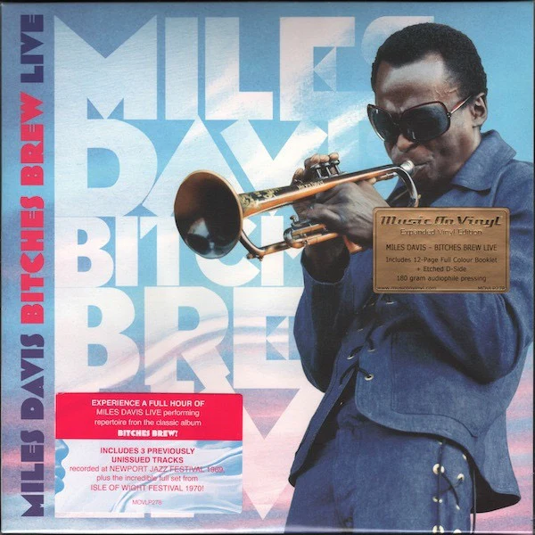 MILES DAVIS, Bitches Brew Live (Music On Vinyl; MOVLP278, Europe 2011, Booklet, Etched Disc) 2xLP NEW/NEW