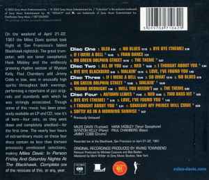 MILES DAVIS, In Person Friday And Saturday Nights At The Blackhawk, Complete (Columbia; C4K 87106, Europe 2003, Slipcase, 2 Booklets) 4xCD VG+/VG+ - Image 2