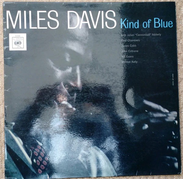 MILES DAVIS, Kind of Blue (CBS Orange (33 1/3 On Label); S BPG 62066, UK 1968 Reissue, Front Laminated Non Flipback G&L Sleeve, Stereo, Misprint B1 'All Blue' on Label, 'E.J. Day Group' prin LP G/G