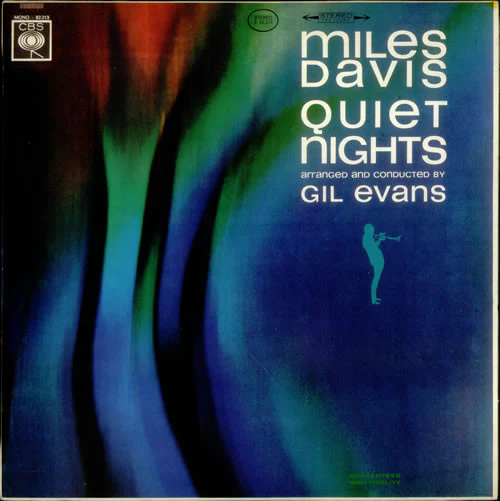 MILES DAVIS, Quiet Nights (Columbia; S62213, Italy 1967, Laminated Flipback Sleeve) LP VG/G+
