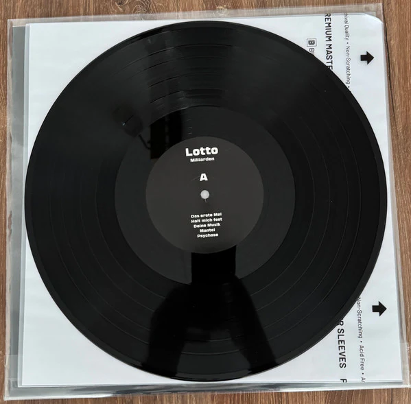 MILLIARDEN, Lotto ([pias]; PIASDS5100LP, Germany 2024, Inner) LP VG+/VG+ - Image 2