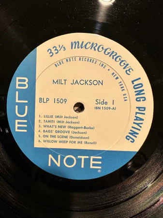 MILT JACKSON WITH JOHN LEWIS, PERCY HEATH, KENNY CLARKE, LOU DONALDSON AND THE THELONIOUS MONK QUINTET, Milt Jackson With John Lewis, Percy Heath, Kenny Clarke, Lou Donaldson And The Theloni LP VG/VG+ - Image 3