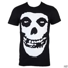 MISFITS, Skull With Logo Back Print T-Shirt XL (, UK ) Accessories NEW/NEW