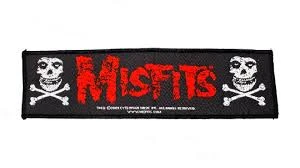 MISFITS, Strip Cross Bones Patch (, UK ) Accessories NEW/NEW