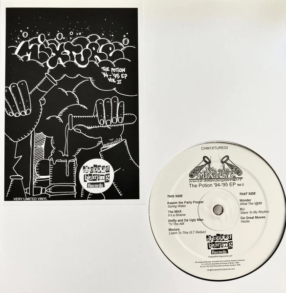 MIXTURE, The Potion '94-'95 EP Vol. II (Chopped Herring Records; CHM1XTURE02, UK 2022, Stickered Plain Sleeve, Limited Edition) 12" EX/EX