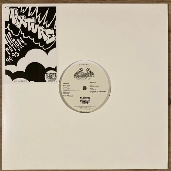 MIXTURE, The Potion '94-95 Vol 4 (Chopped Herring Records; CHM1XTURE04, UK 2023, Stickered Plain Sleeve) 12" EP VG+/VG+